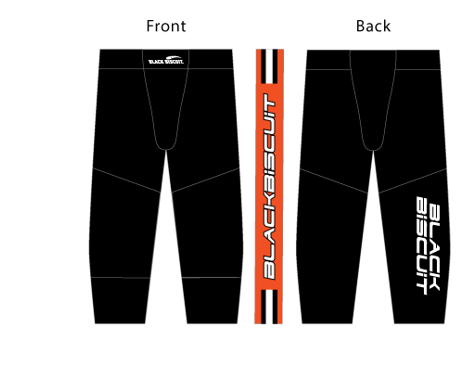 "PLAYA" Inline Hockey Pant - Black/Orange
