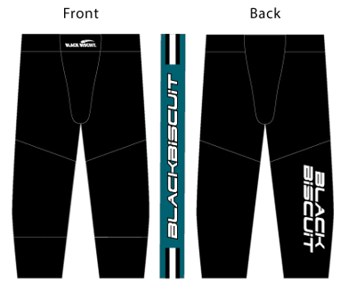 "PLAYA" Inline Hockey Pant - Black/Teal
