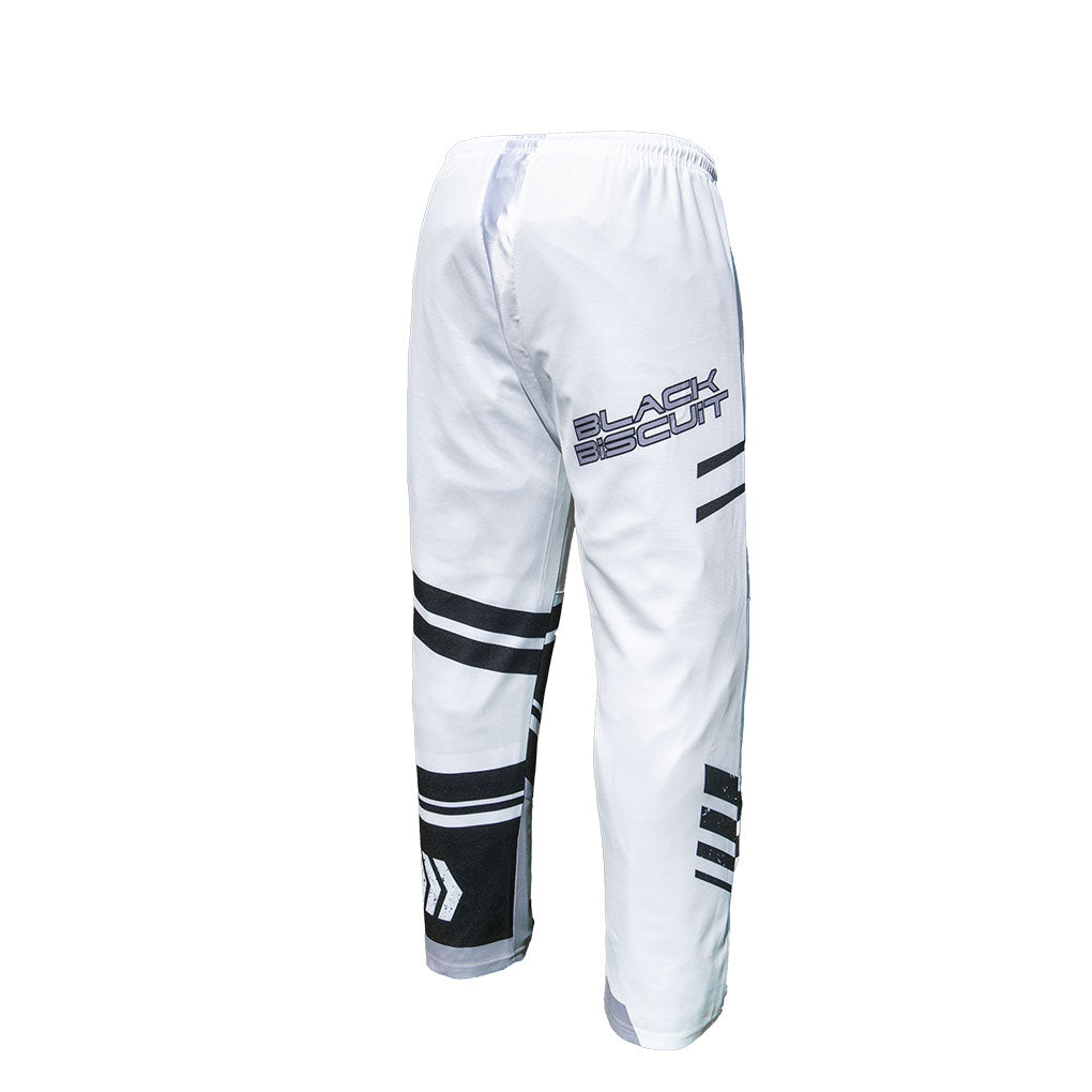 "Arrow" White Inline Hockey Pant