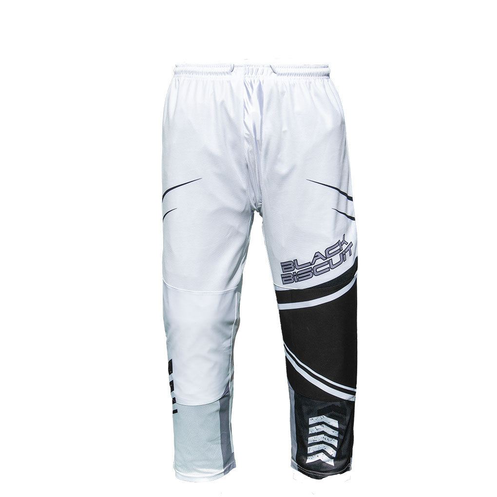 "Arrow" White Inline Hockey Pant