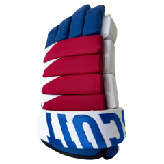 "ALEX" Hockey Gloves - Red/White/Blue