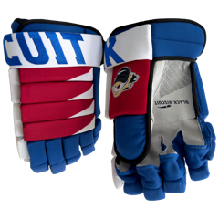 "ALEX" Hockey Gloves - Red/White/Blue