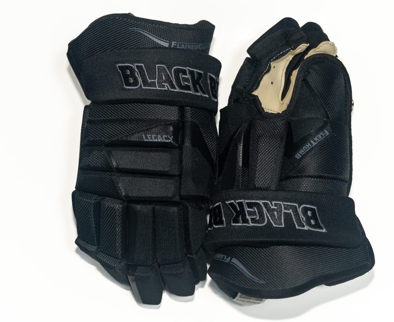 Black Biscuit "LEGACY" Blackout Hockey Gloves