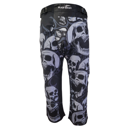 "SKULLY" Inline Hockey Pant - Gray -  PHASEOUT - FINAL SALE