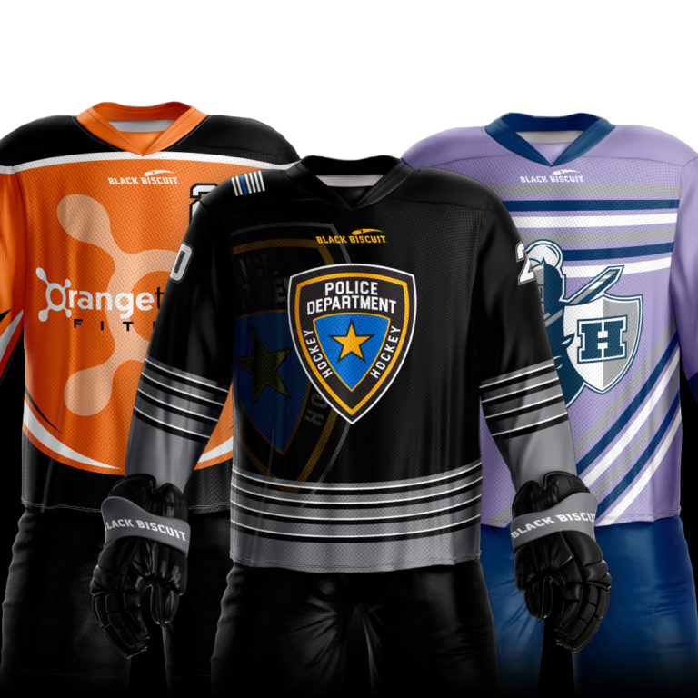 Examples of specialty uniforms designed by Black Biscuit